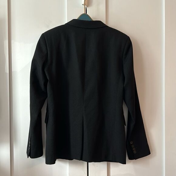 R13 Black Blazer with Leather Trim - Size MEDIUM - Picture 2 of 5